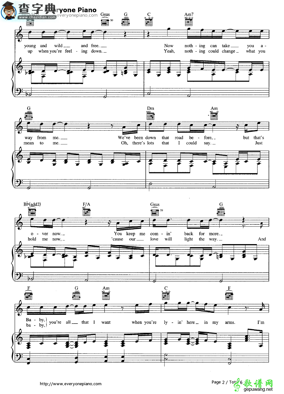 【Heaven钢琴谱】Bryan Adams
