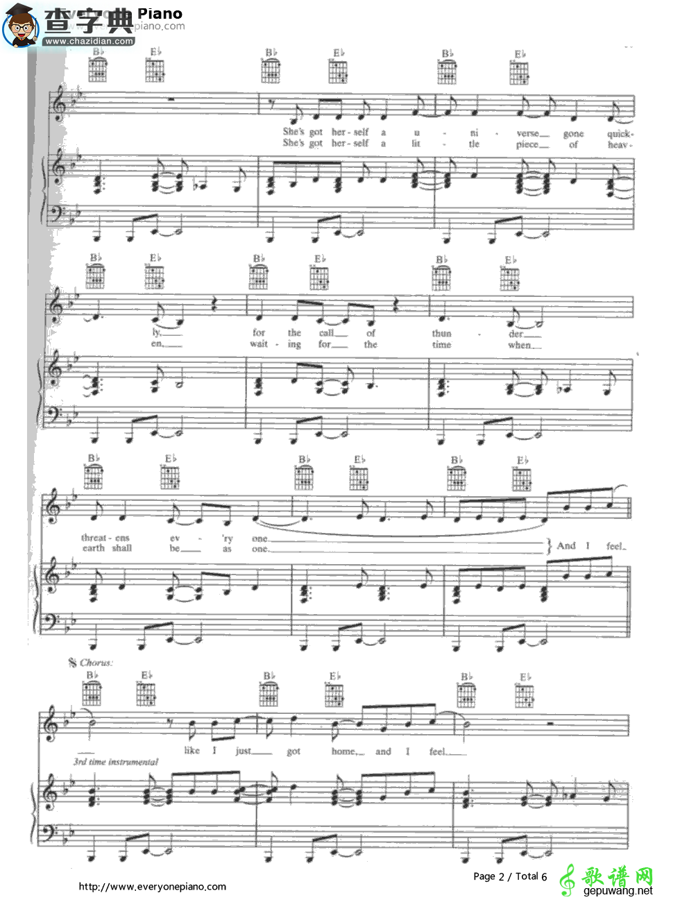 【Ray of Light钢琴谱】Madonna