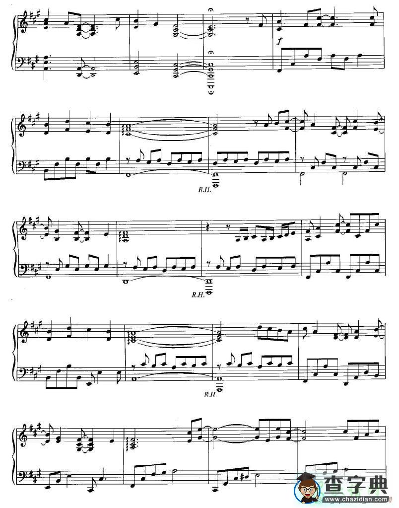 【O Come, O Come, Emmanuel钢琴谱】五线谱