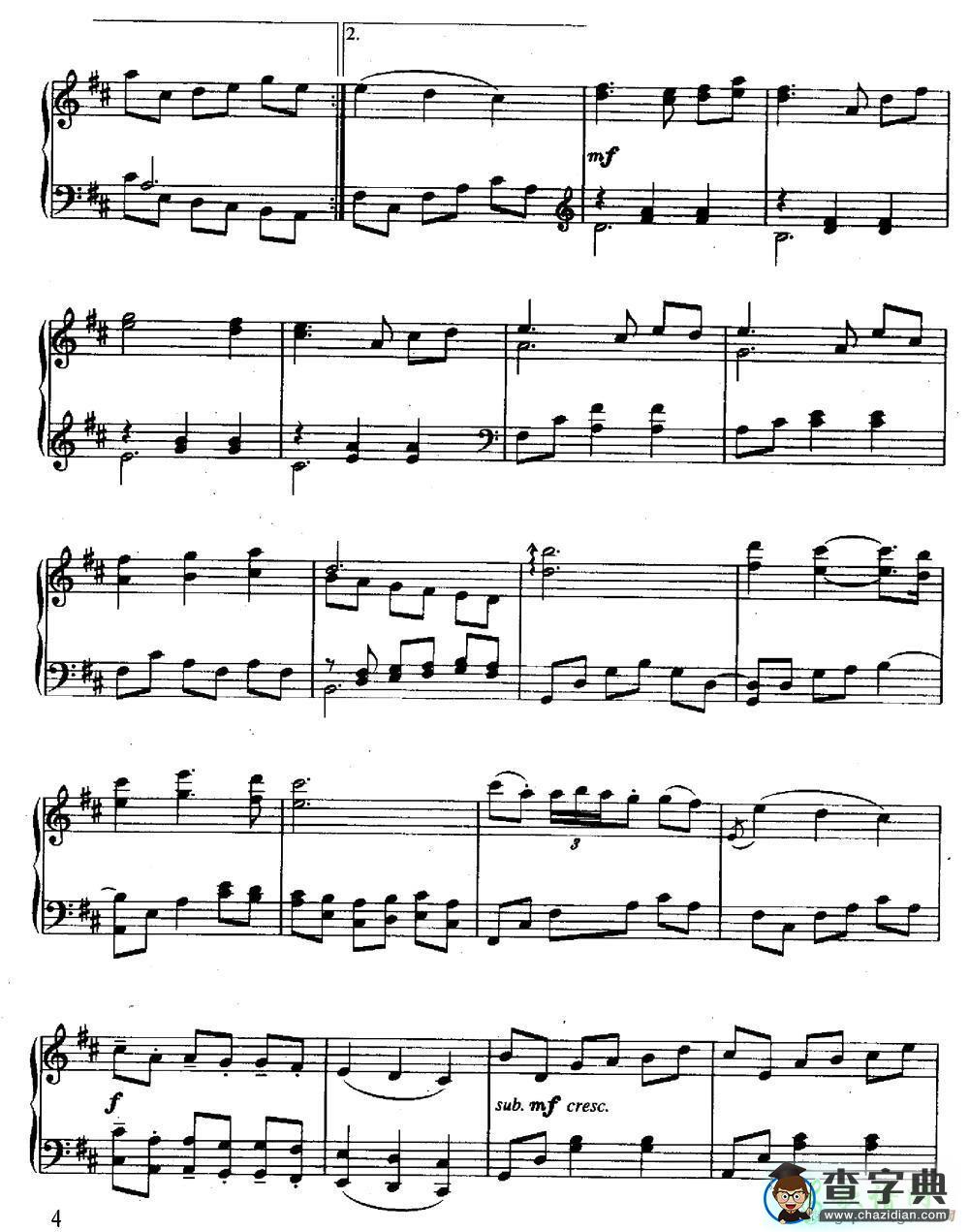 【Reflections of Passion钢琴谱】五线谱