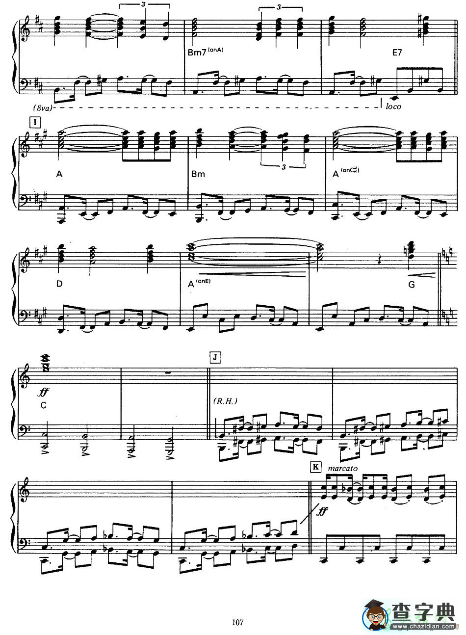 【Le voyage dans la nuit (Theme from Midnight station)钢琴