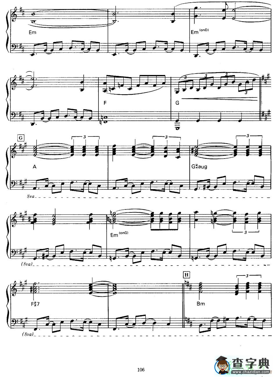 【Le voyage dans la nuit (Theme from Midnight station)钢琴