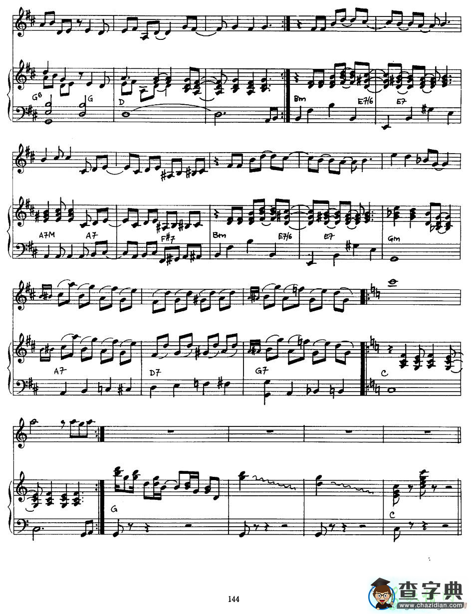 【Melodie Des Souvenirs钢琴谱】五线谱
