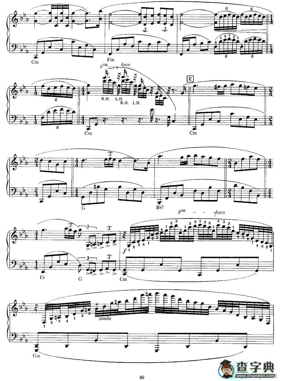 【Concerto Pour Une Jeune Fille Nommee `je T`aime`钢琴谱】五