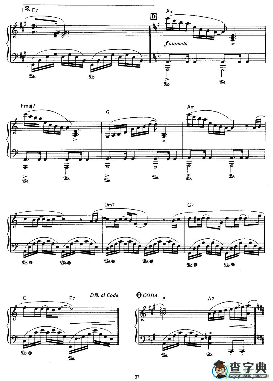 【Concerto Des Etoiles钢琴谱】五线谱