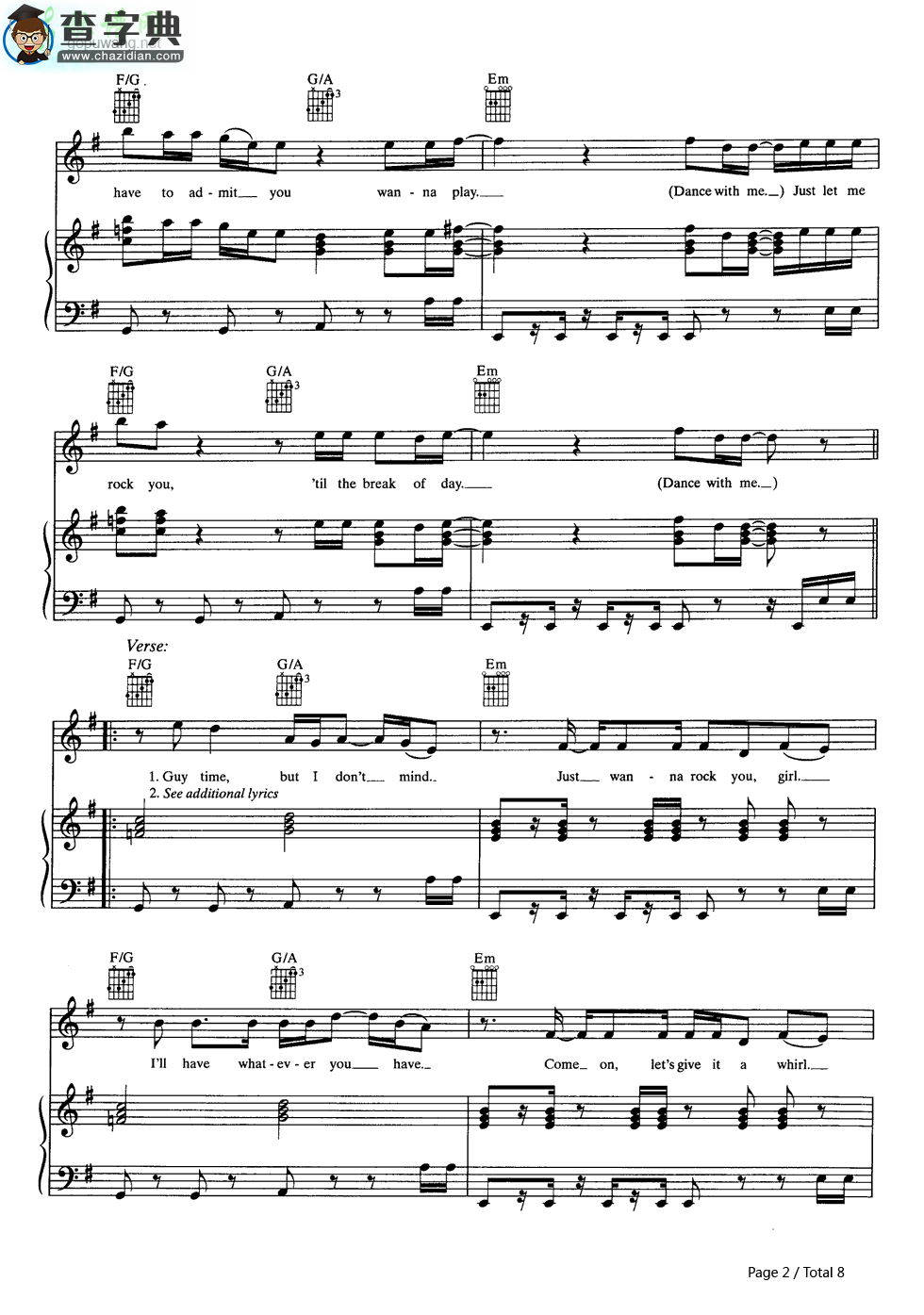 【Rock Your Body钢琴谱】Justin Timberlake
