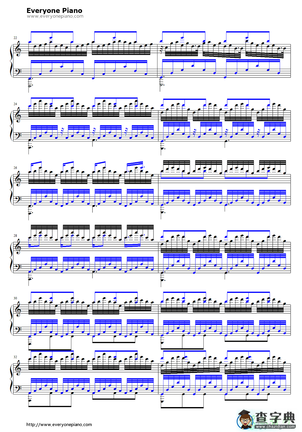 【Cornfield Chase钢琴谱】Hans Zimmer
