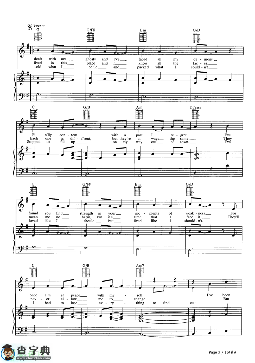 【Im Movin On钢琴谱】Rascal Flatts