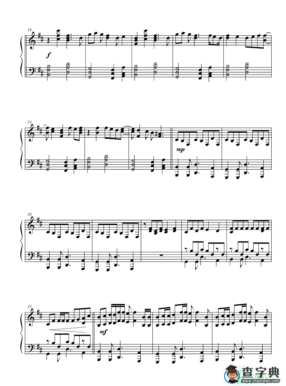 【Dance, Dance钢琴谱】Fall Out Boy
