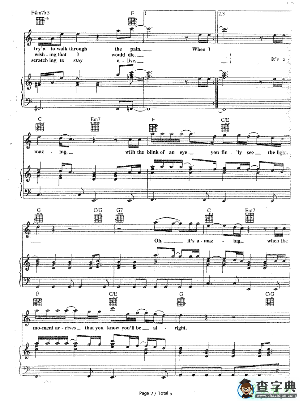 【Amazing钢琴谱】Aerosmith