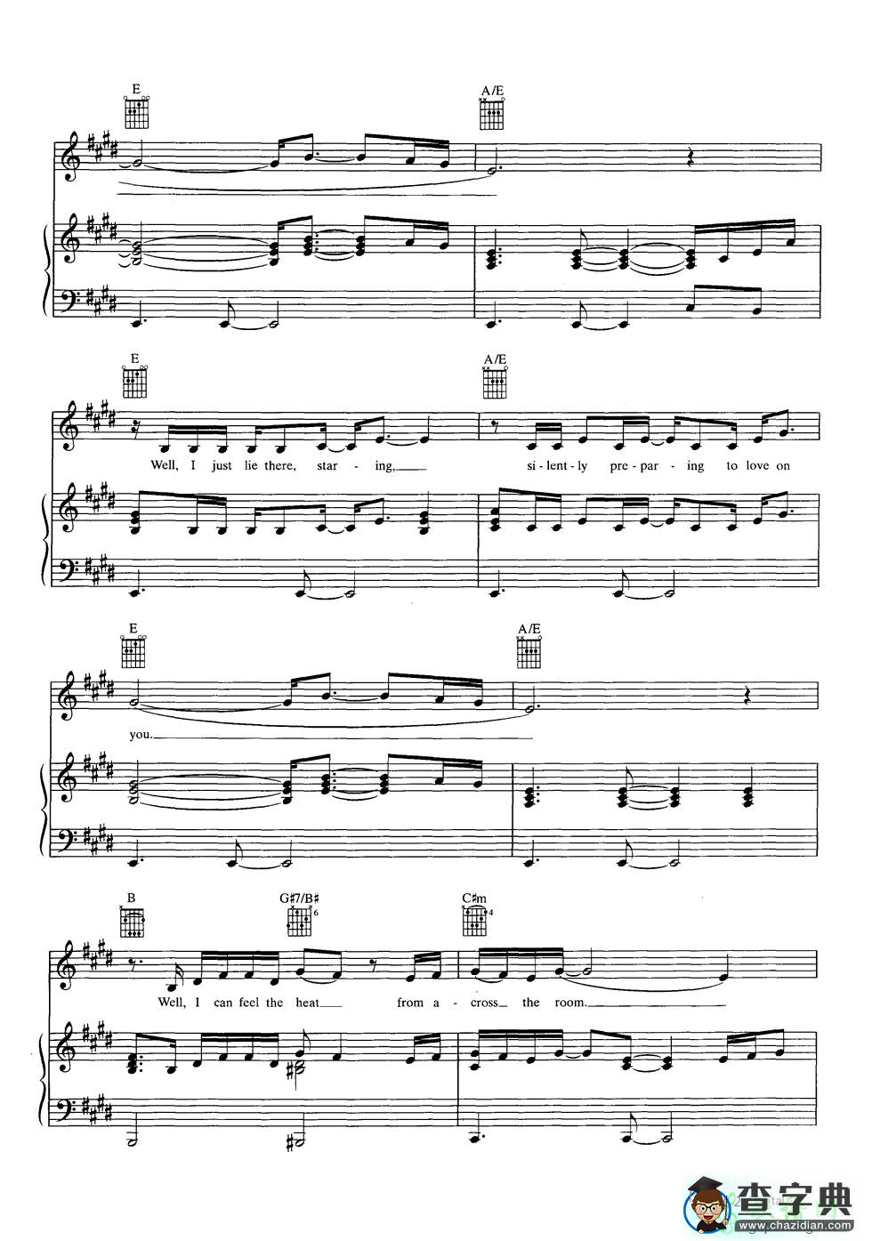 【I Melt钢琴谱】Rascal Flatts