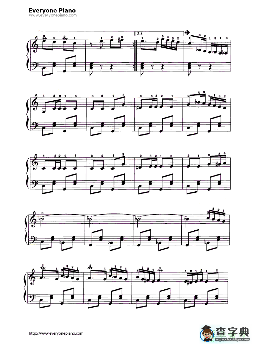 【霍拉舞曲钢琴谱】霍拉舞曲钢琴简谱