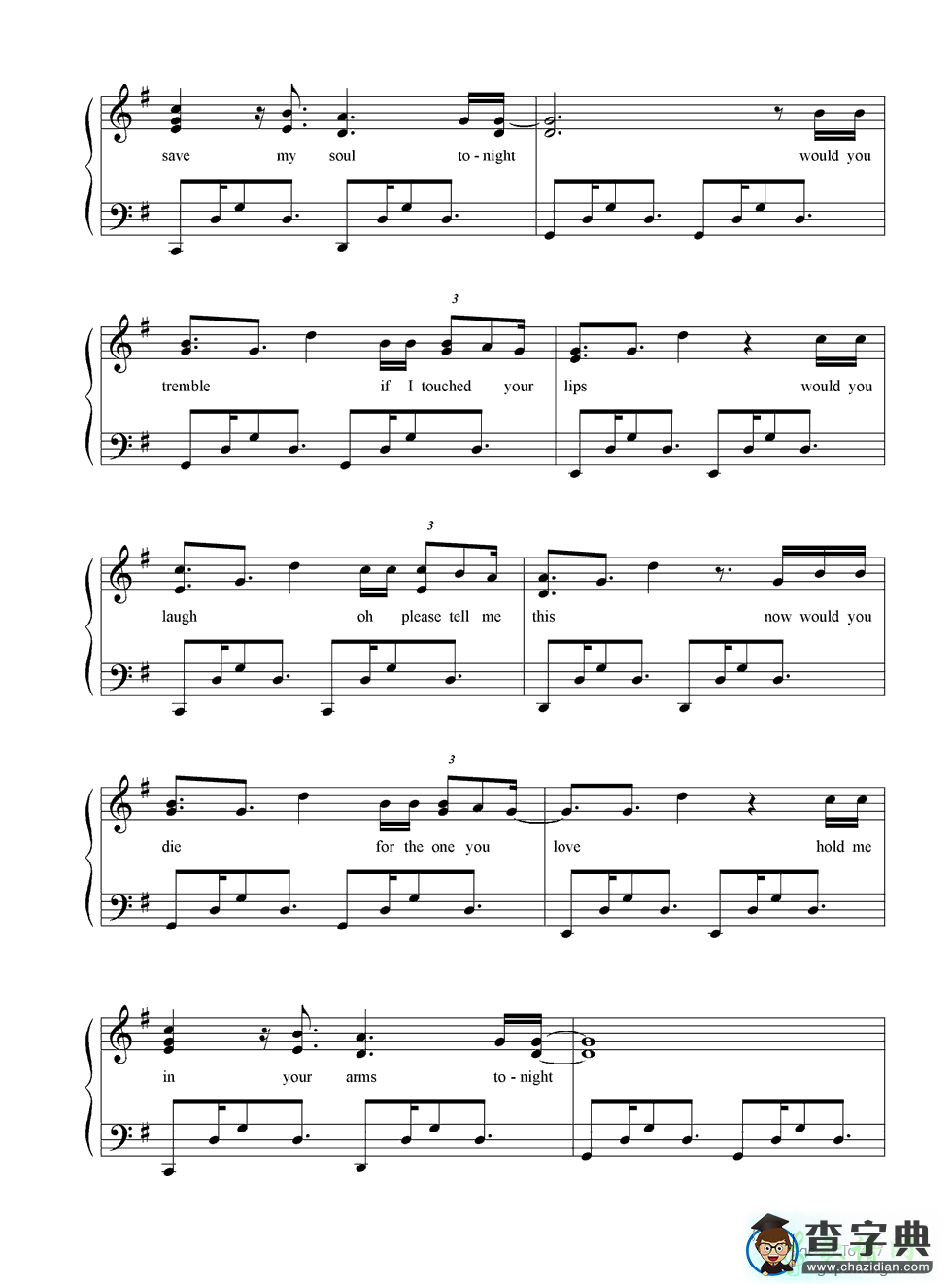 【Hero钢琴谱】Enrique Iglesias