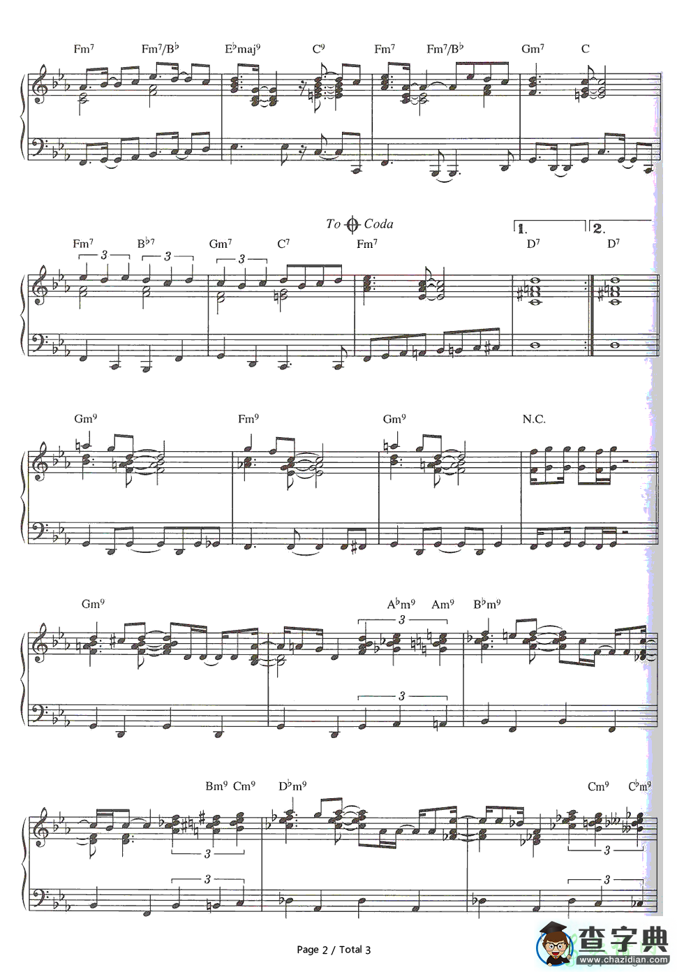 【Copacabana钢琴谱】Barry Manilow