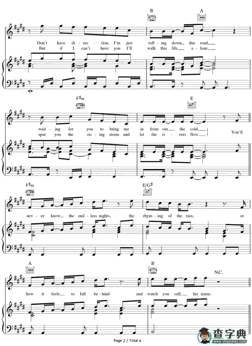 【Leave Your Lover钢琴谱】Sam Smith