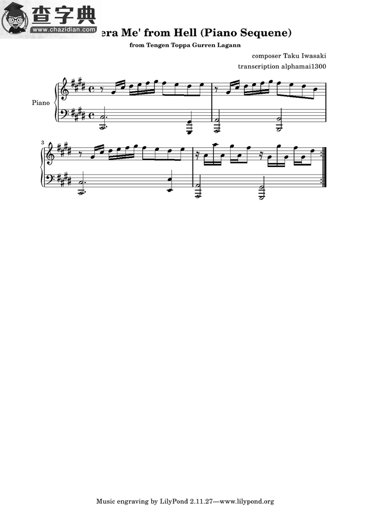 Libera Me From Hell piano sequence钢琴谱