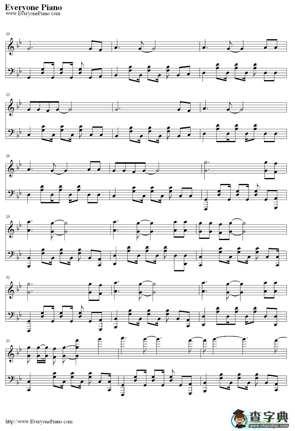 【Love Me Again钢琴谱】John Newman