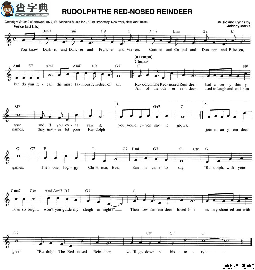 RUDOLPH THE RED