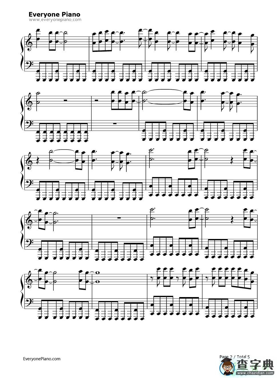 Alice钢琴谱_Avril Lavigne