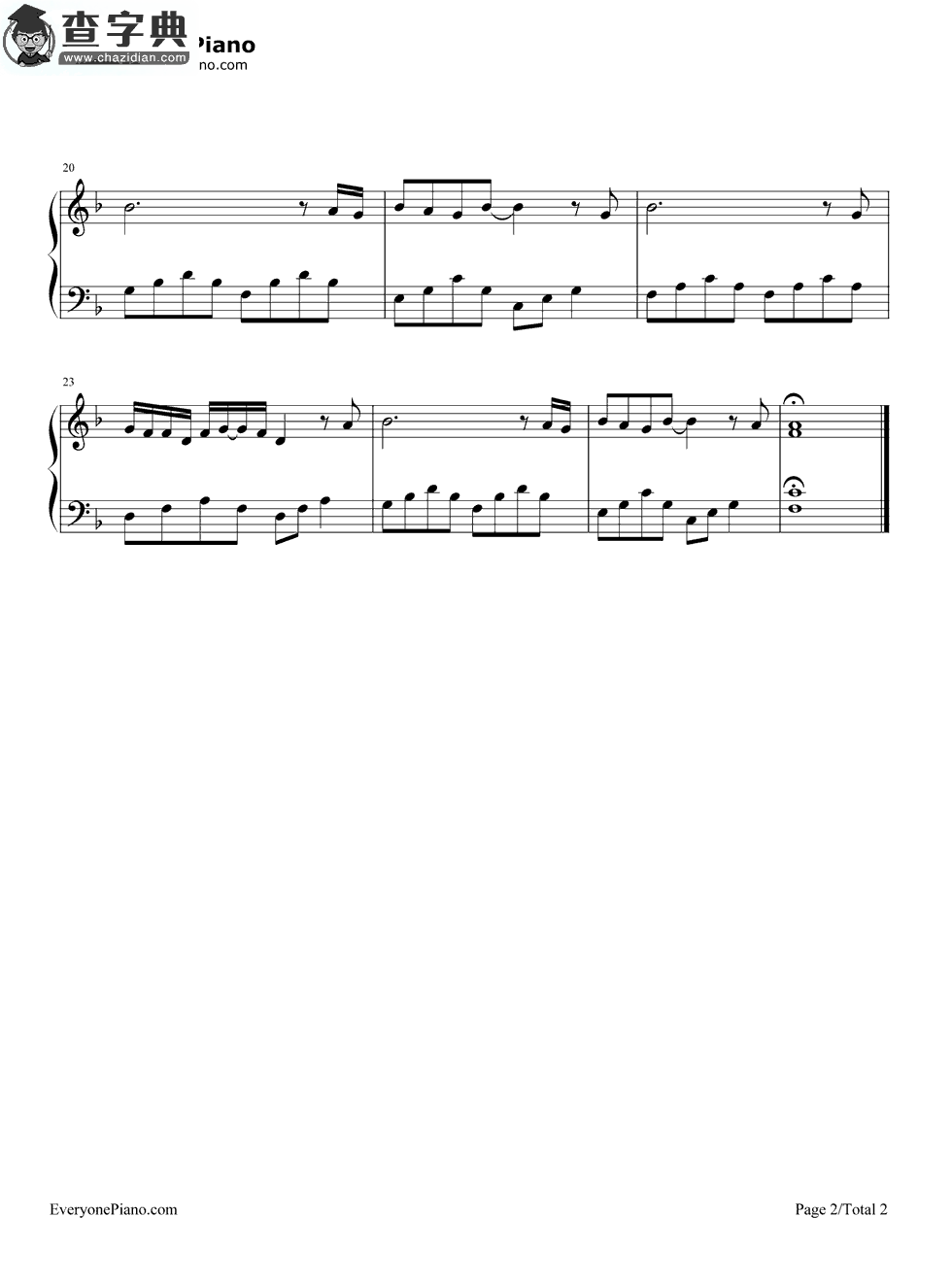 Without You钢琴谱