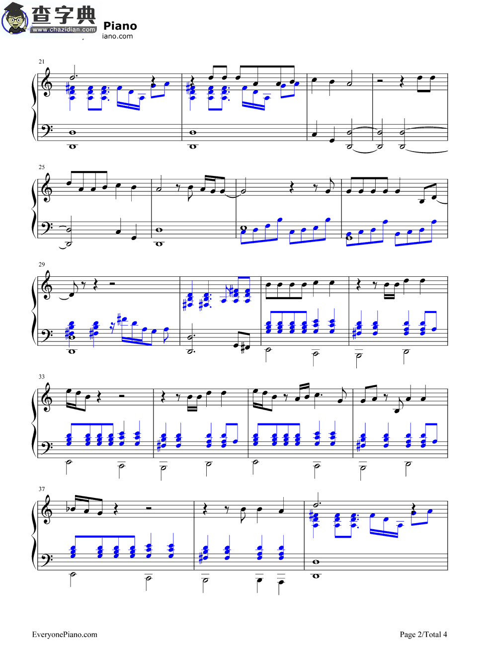 Lost-Coldplay钢琴谱