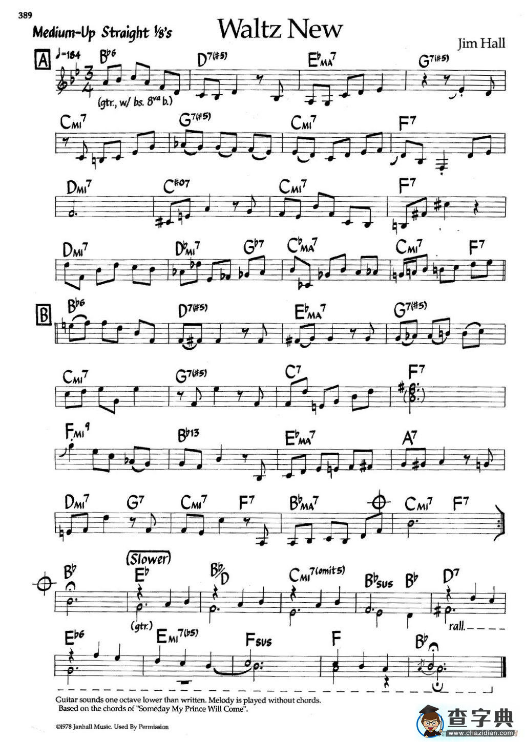 Waltz New钢琴谱