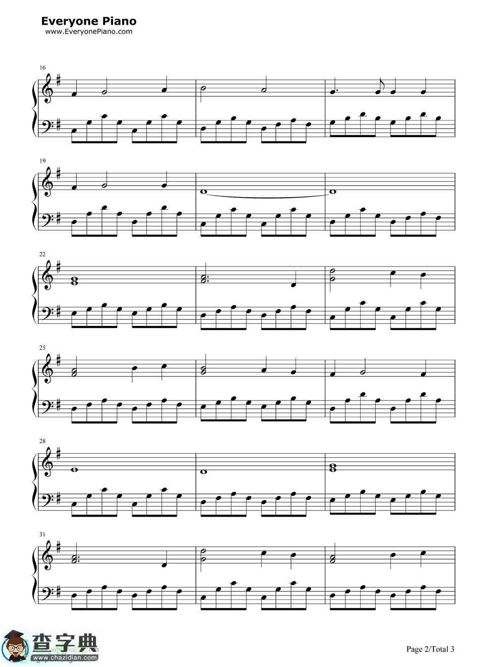我心永恒钢琴谱My Heart Will Go On