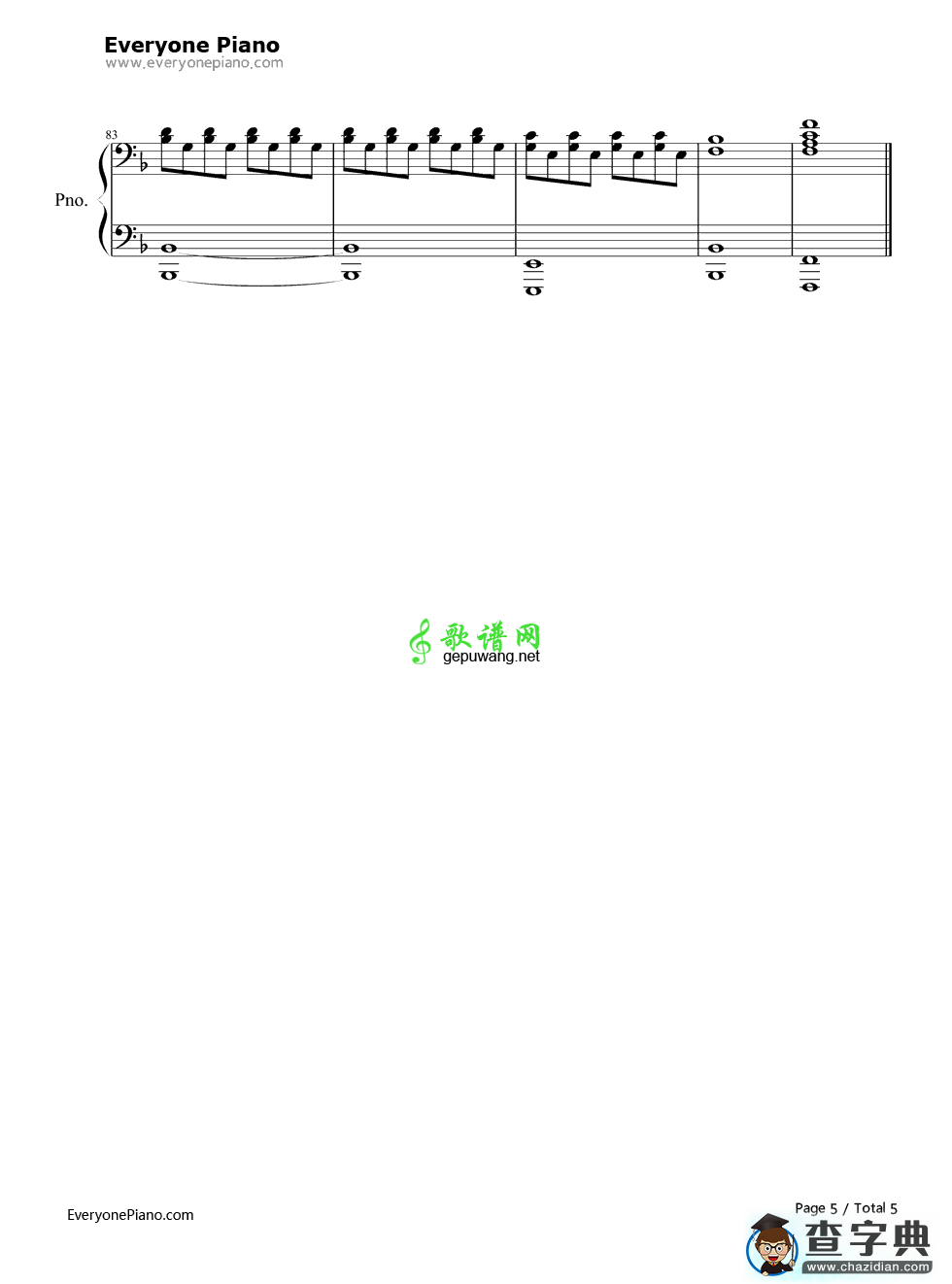 You Ruin Me钢琴谱