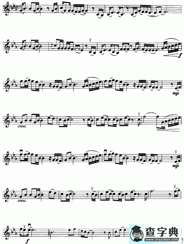 我想有个家（电视剧《把爱找回来》插曲小提琴谱