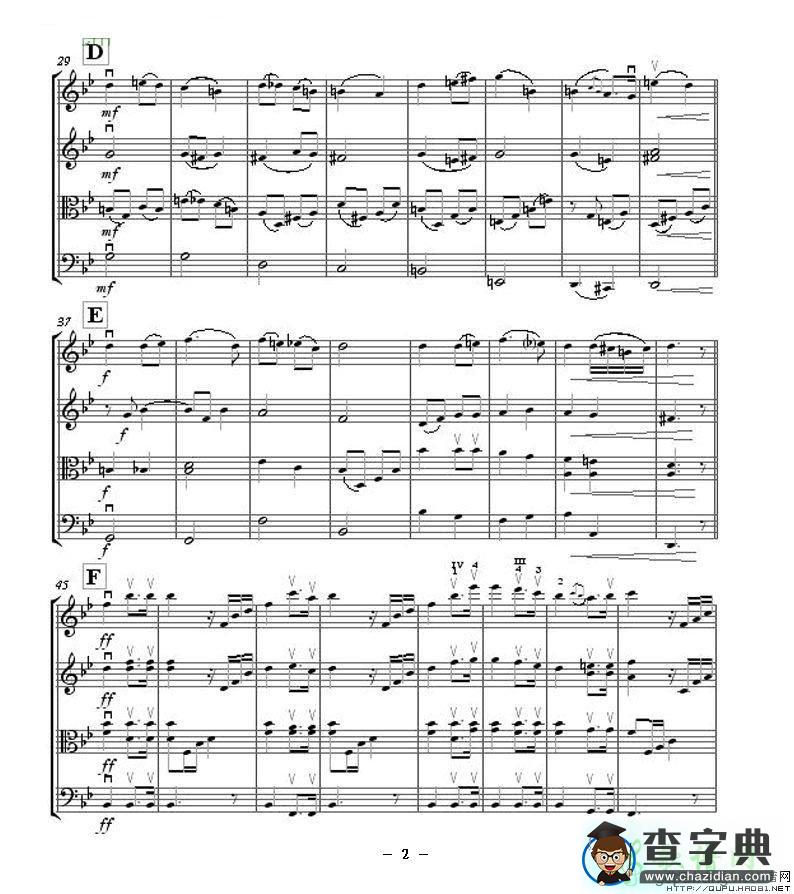 Bridal Chorus from小提琴谱