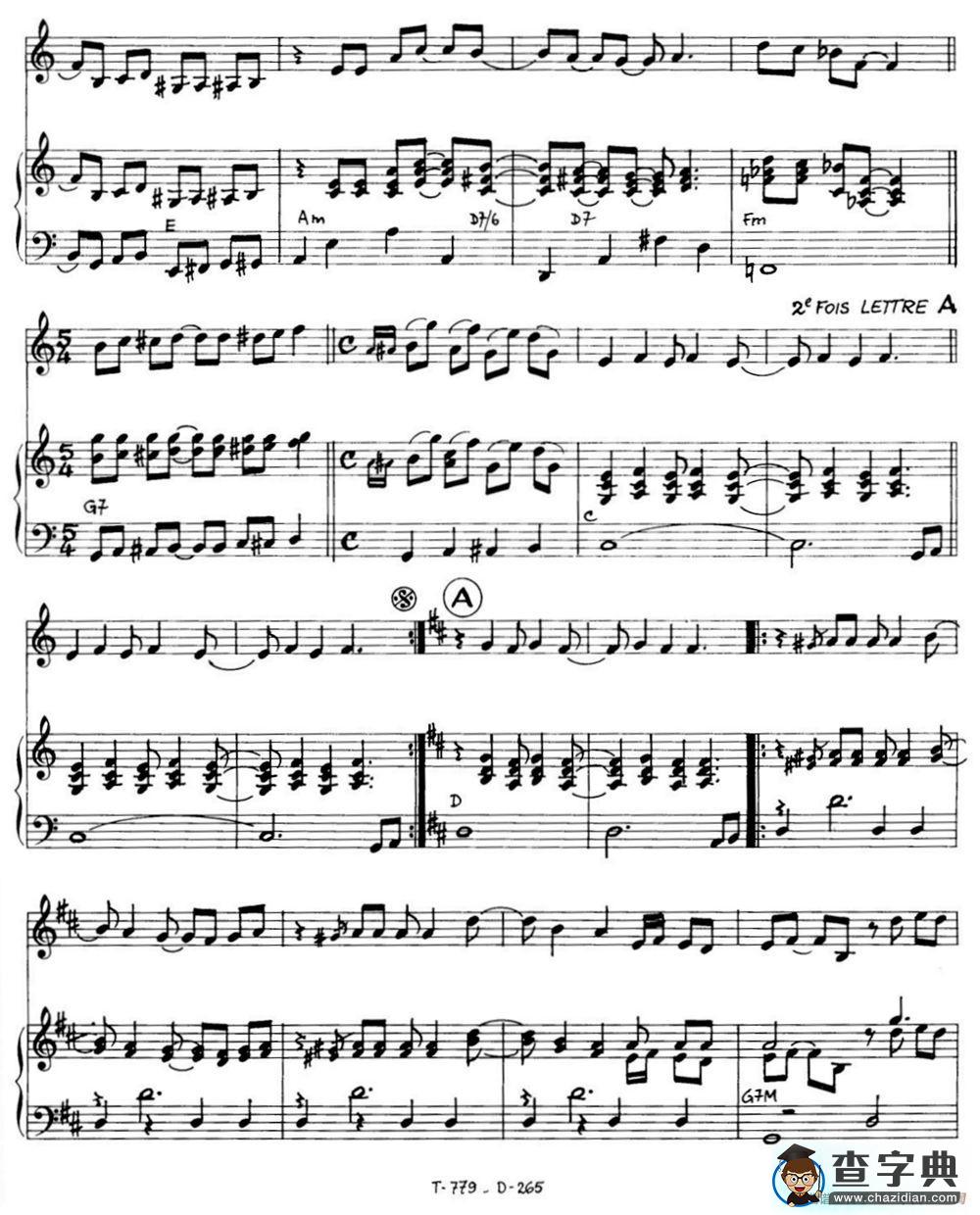MELODIE DES SOUVENIRS钢琴谱