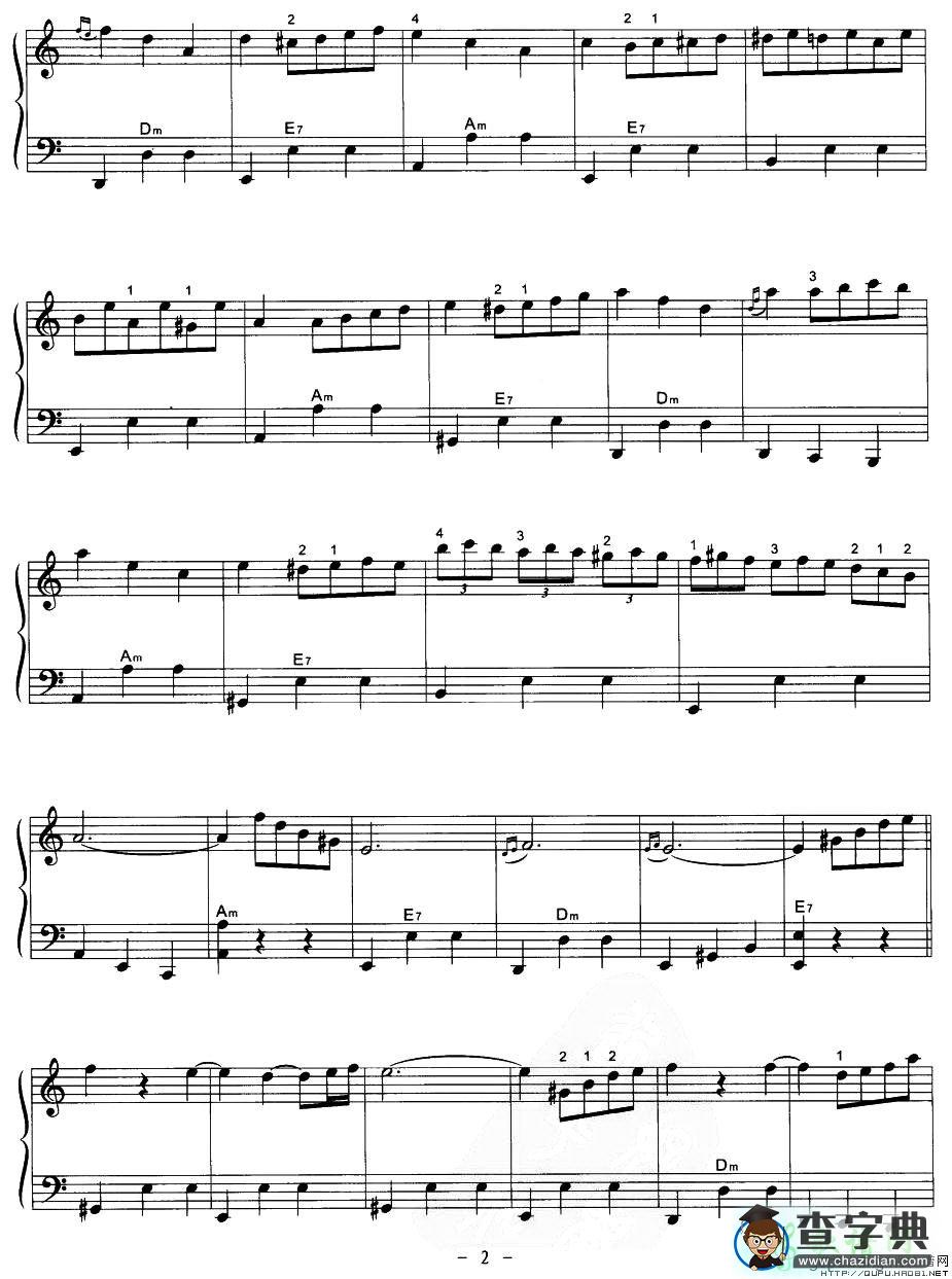 手风琴圆舞曲手风琴谱