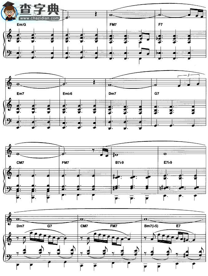 自由探戈手风琴谱_Tango pour Claude