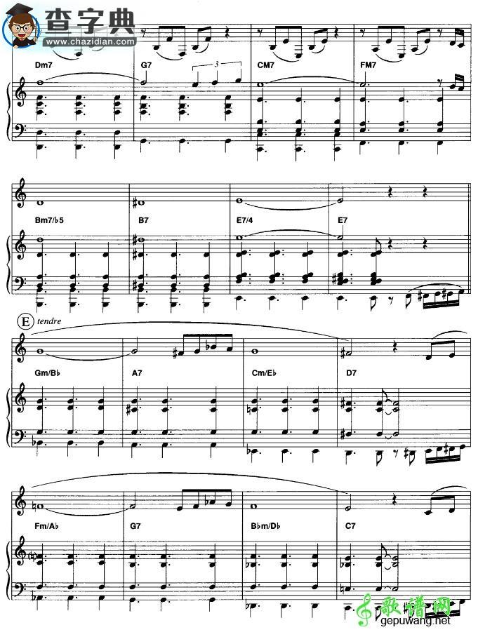 Tango pour Claude手风琴谱