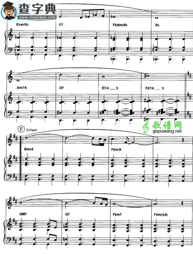 Tango pour Claude手风琴谱