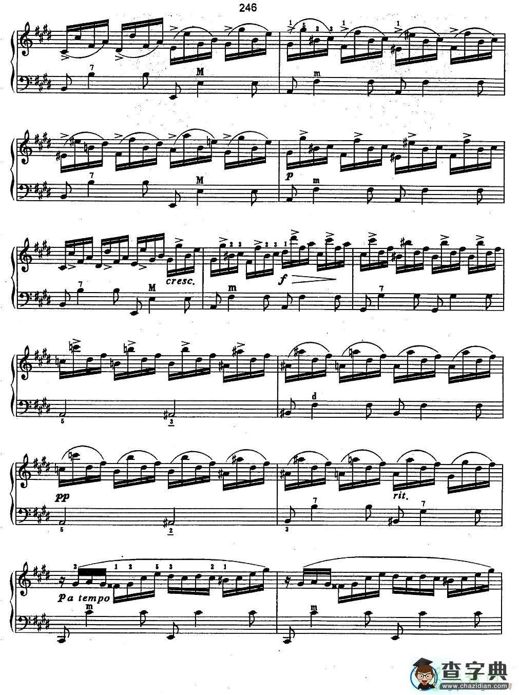 即兴幻想曲 OP.66(手风琴谱)