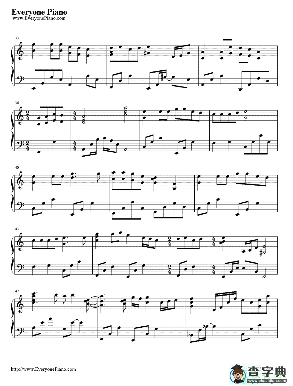 瑟鲁之歌钢琴谱_《地海战记》插曲钢琴谱