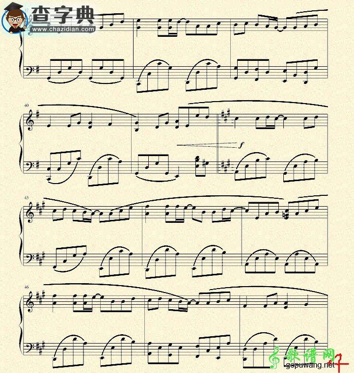 童话钢琴简谱_光良童话钢琴曲简谱