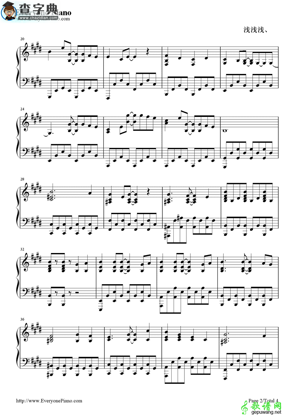 轻飘飘的时间钢琴谱_《轻音少女》钢琴谱
