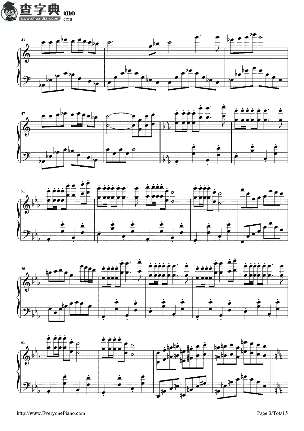 欢沁钢琴谱_欢沁钢琴曲谱