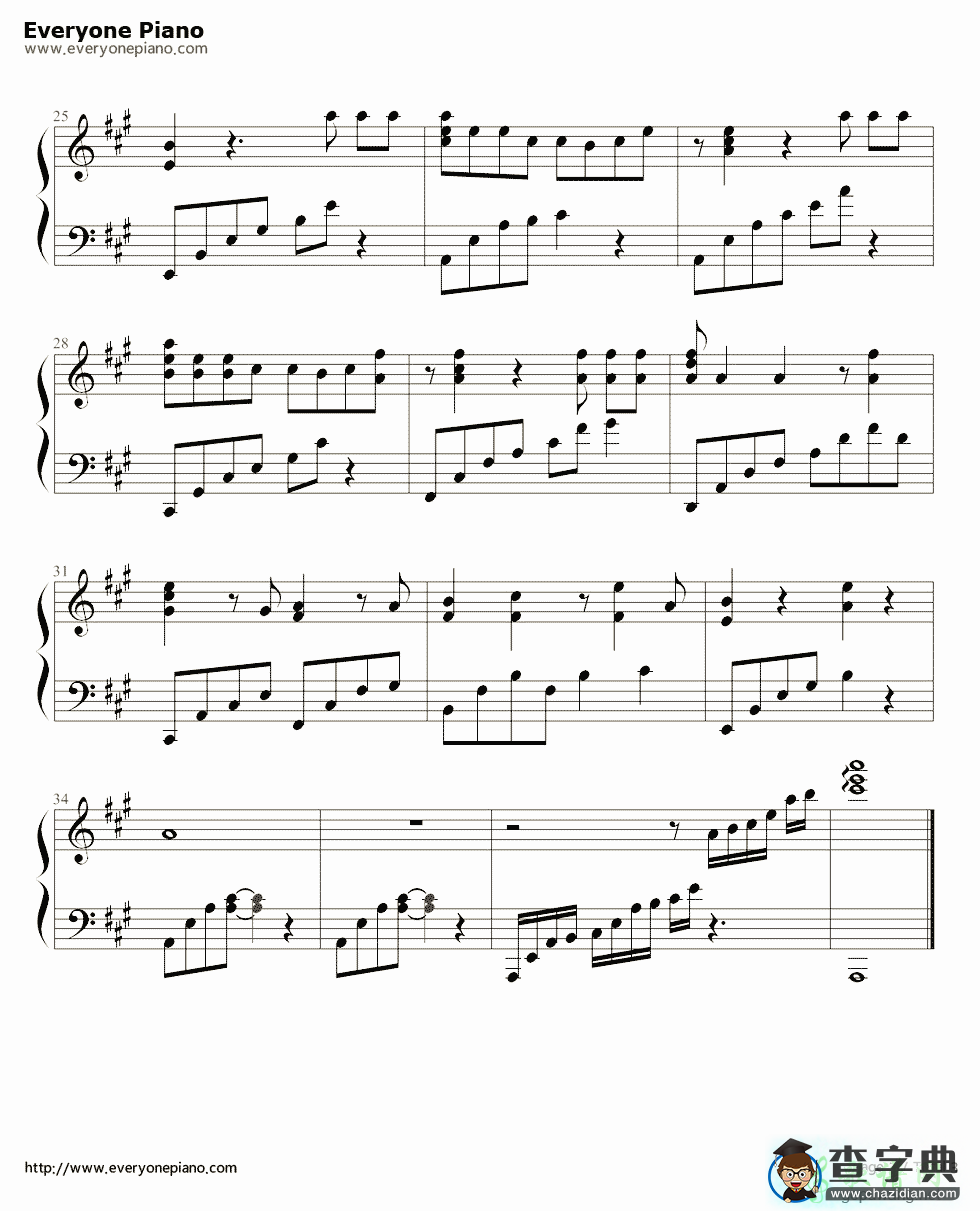 《十分爱》钢琴插曲钢琴谱