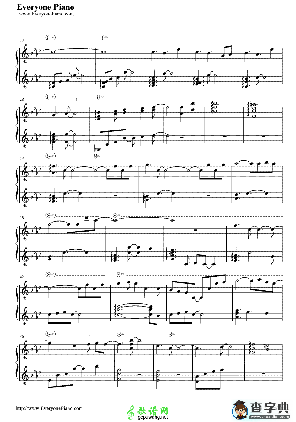 Believe me钢琴谱_《命运石之门》插曲钢琴谱