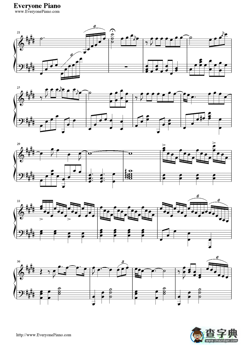少年情钢琴谱_《仙剑奇侠传五》主题曲钢琴谱