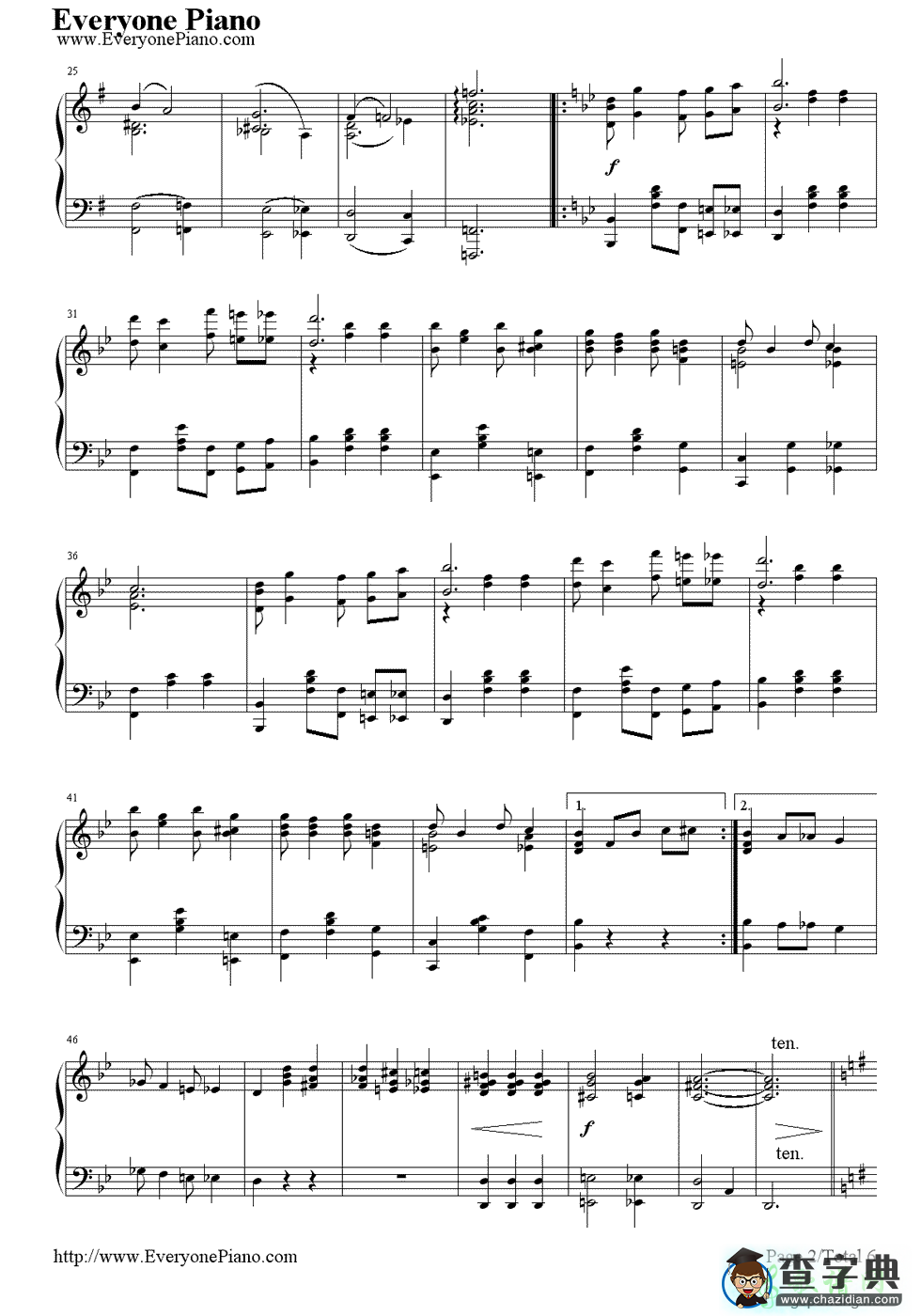 Bethena, A Concert Waltz钢琴谱