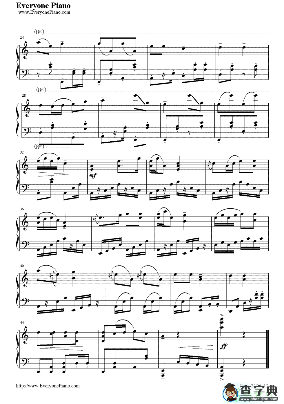 猪八戒背媳妇钢琴谱_《西游记》插曲钢琴谱