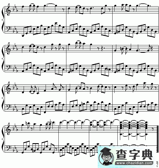 浪漫钢琴（Piano Passion）钢琴谱五线谱