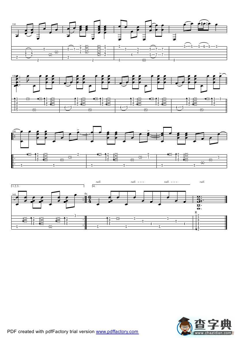 tommy emmanuel：the mystery（指弹吉它）吉他谱