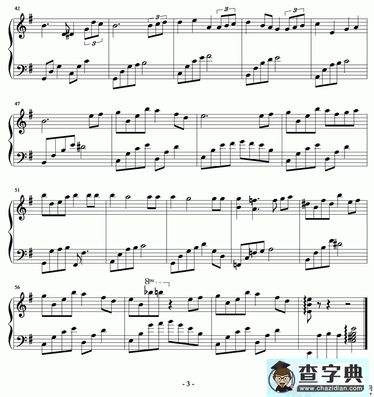 电影《画皮》 插曲集合钢琴谱五线谱