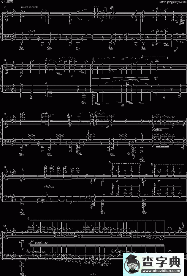 匈牙利狂想曲12号钢琴谱五线谱