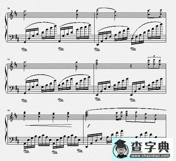 告别时刻钢琴谱五线谱